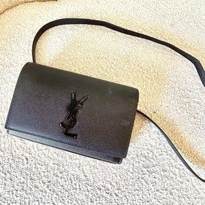 YSL KATE BELT BAG IN GRAIN DE POUDRE EMBOSSED LEATHER